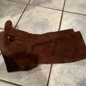 Cole Han knee high Wedge Boots